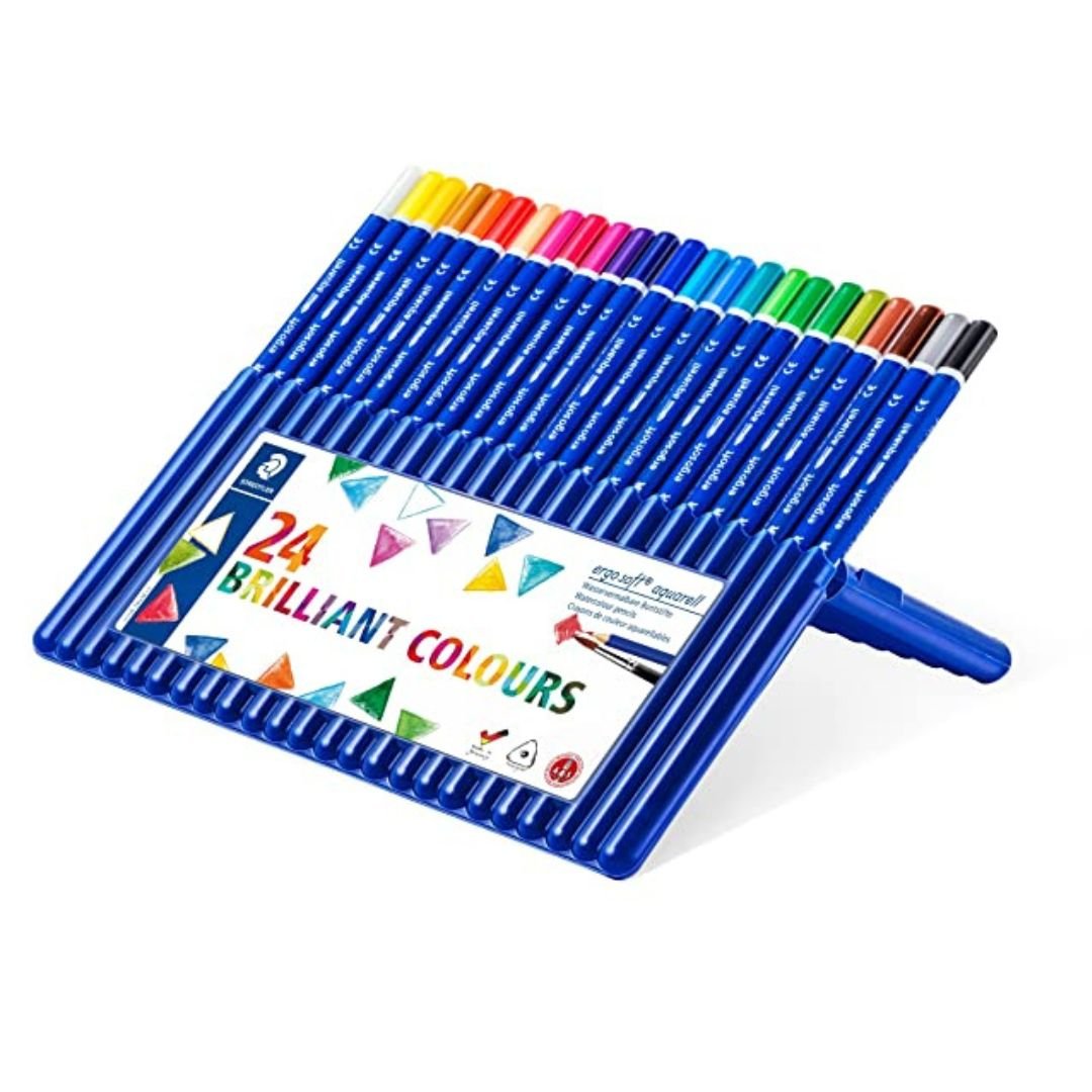 Staedtler Ergosoft Aquarell Watercolour Pencils - SCOOBOO - ART.NR.156 SB12-I - Watercolour Pencils