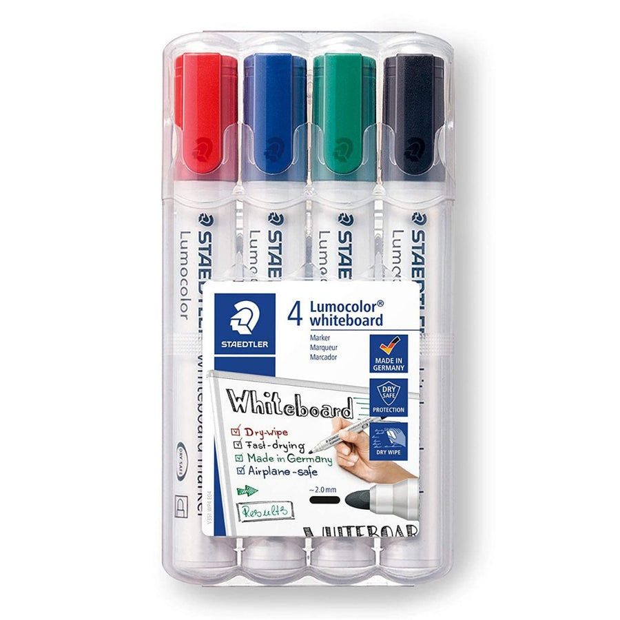 Staedtler Lumocolor Bullet Tip Whiteboard Marker - SCOOBOO - 351 WP4 - White-Board & Permanent Markers
