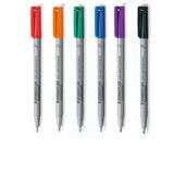 Staedtler Lumocolor Non-Permanent Pen Sets 0.6mm - SCOOBOO - 316 WP6 - Fineliner