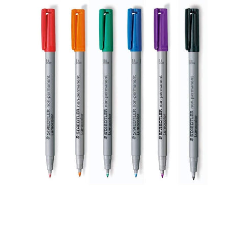 Staedtler Lumocolor Non-Permanent Pen Sets 0.6mm - SCOOBOO - 316 WP6 - Fineliner