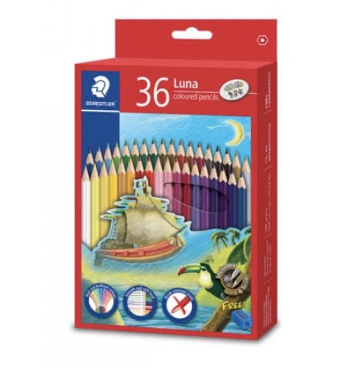 Staedtler Luna Colour Pencils - SCOOBOO - 136C36 - Coloured Pencils