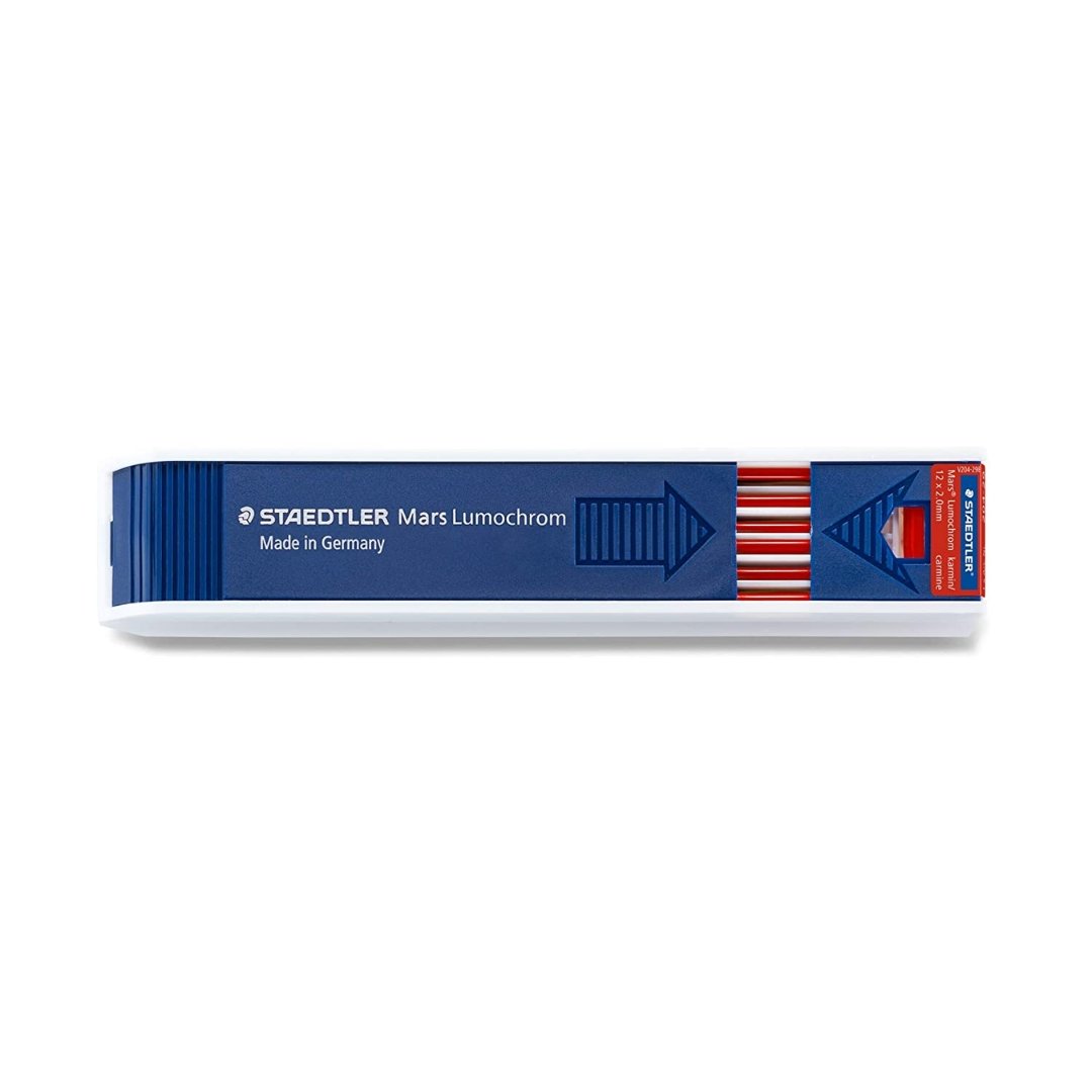 Staedtler Mars Carbon 2 MM Color Lead in Carmine Color - SCOOBOO - 204-29 - Pencil Lead & Refills