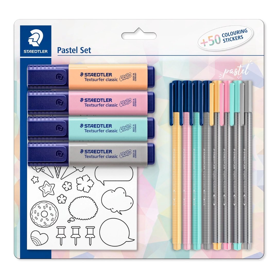 STAEDTLER Pastel Set 61 SBK - SCOOBOO - 61 SBK1 PA - Fineliner