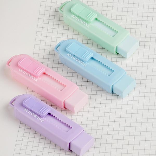 Staedtler Sliding Retractable Pencil Eraser - SCOOBOO - 525 PSBKPA - Eraser