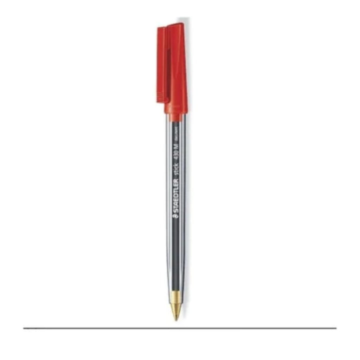 Staedtler Stick 430 Medium 0.35mm Ballpoint Pen (Pack of 2) - SCOOBOO - 430 02 - Ball Pen