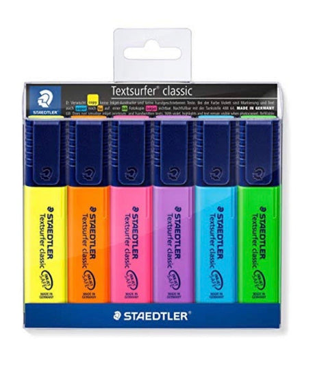 Staedtler Textsurfer Classic Highlighter Pen - SCOOBOO - 364 WP6 - Highlighter