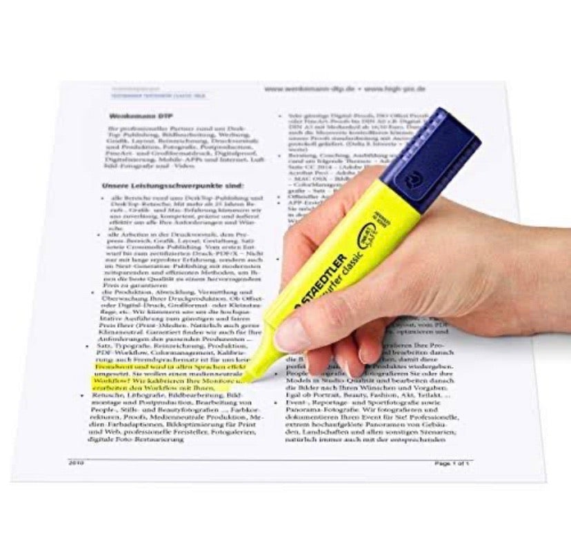 Staedtler Textsurfer Classic Highlighter Pen - SCOOBOO - 364 WP6 - Highlighter