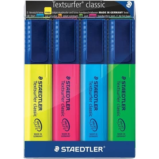 Staedtler Textsurfer Classic Highlighter Pen - SCOOBOO - 364 WP4 - Highlighter