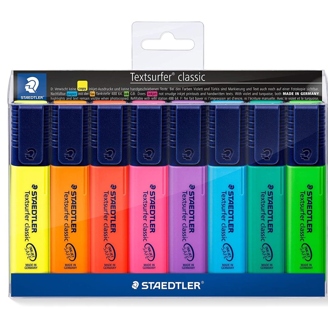 Staedtler Textsurfer Classic Highlighter Pen - SCOOBOO - 364 WP8 - Highlighter