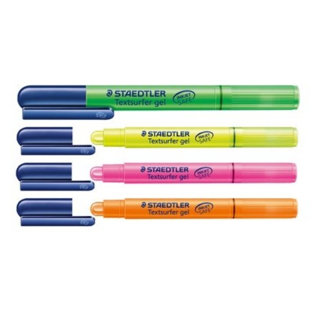 Staedtler Textsurfer Gel Highlighter Pen (Pack Of 4) - SCOOBOO - 264 BK4 - Highlighter
