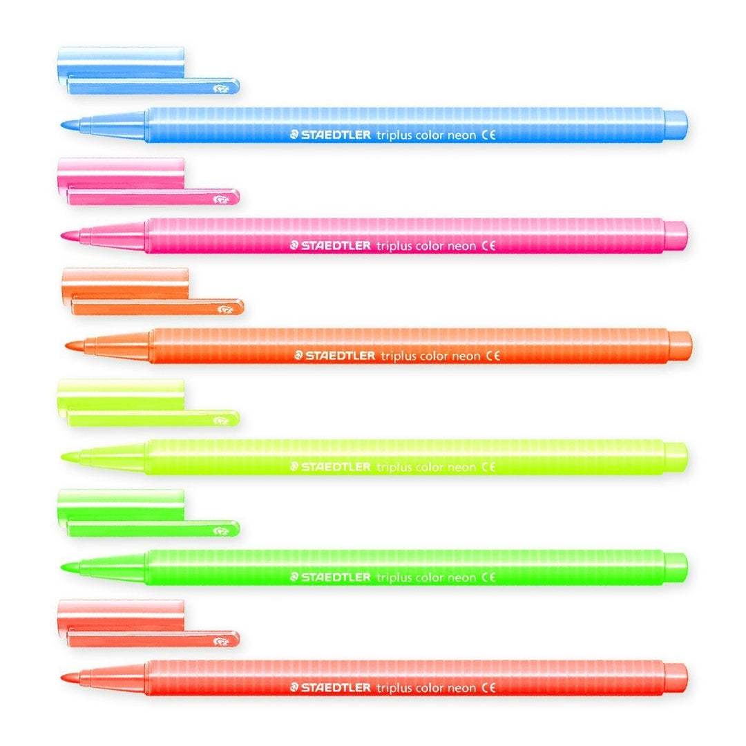 Staedtler Triplus Fibre Tip Pens, Pack of 6 - SCOOBOO - 334 SB6 CS3 - Fineliner