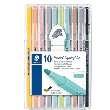 Staedtler Triplus Highlighters - SCOOBOO - 362 CSB10 - Highlighter