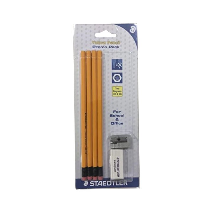 STAEDTLER Yellow Pencil Promo Pack - SCOOBOO - 134-HB - Pencils