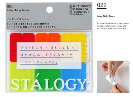 Stalogy Index Fine & Earth Sticky Notes - SCOOBOO - S2300 - Sticky Notes