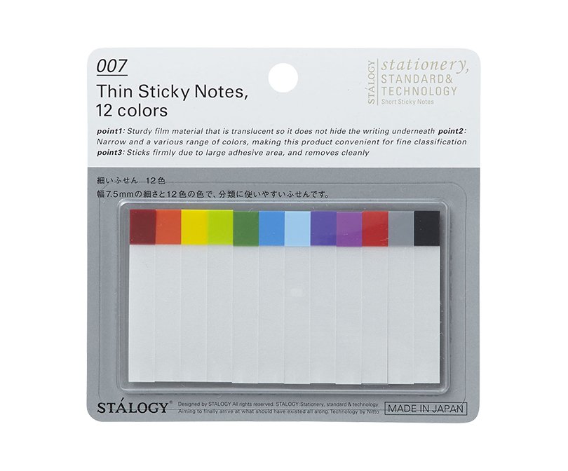 Stalogy Thin Sticky Notes - SCOOBOO - S3010 - Sticky Notes