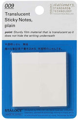 Stalogy Translucent Sticky Notes - SCOOBOO - S3031 - Sticky Notes