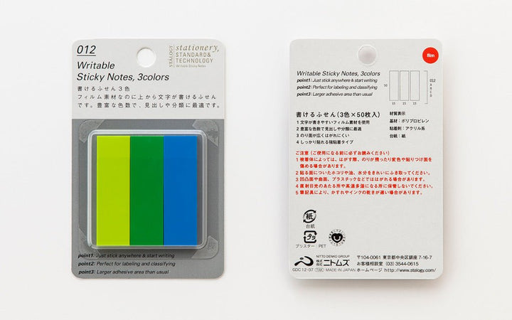 Stalogy Writable Sticky Notes-15x50mm - SCOOBOO - S3061 - Sticky Notes