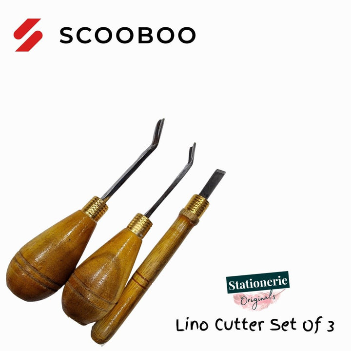 Stationerie Lino Tools Set Of 3 - SCOOBOO - Rulers & Measuring Tools