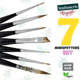 Stationerie Minispotter Brush Set of 7 - SCOOBOO - Paint Brushes & Palette Knives