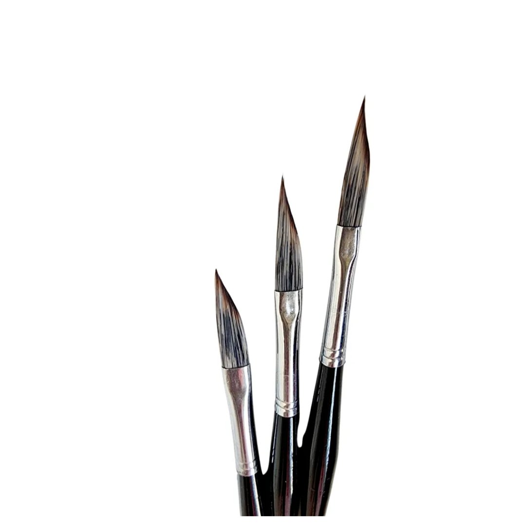 Stationerie Petal Triangles Set Of 3 - SCOOBOO - ST - Paint Brushes & Palette Knives