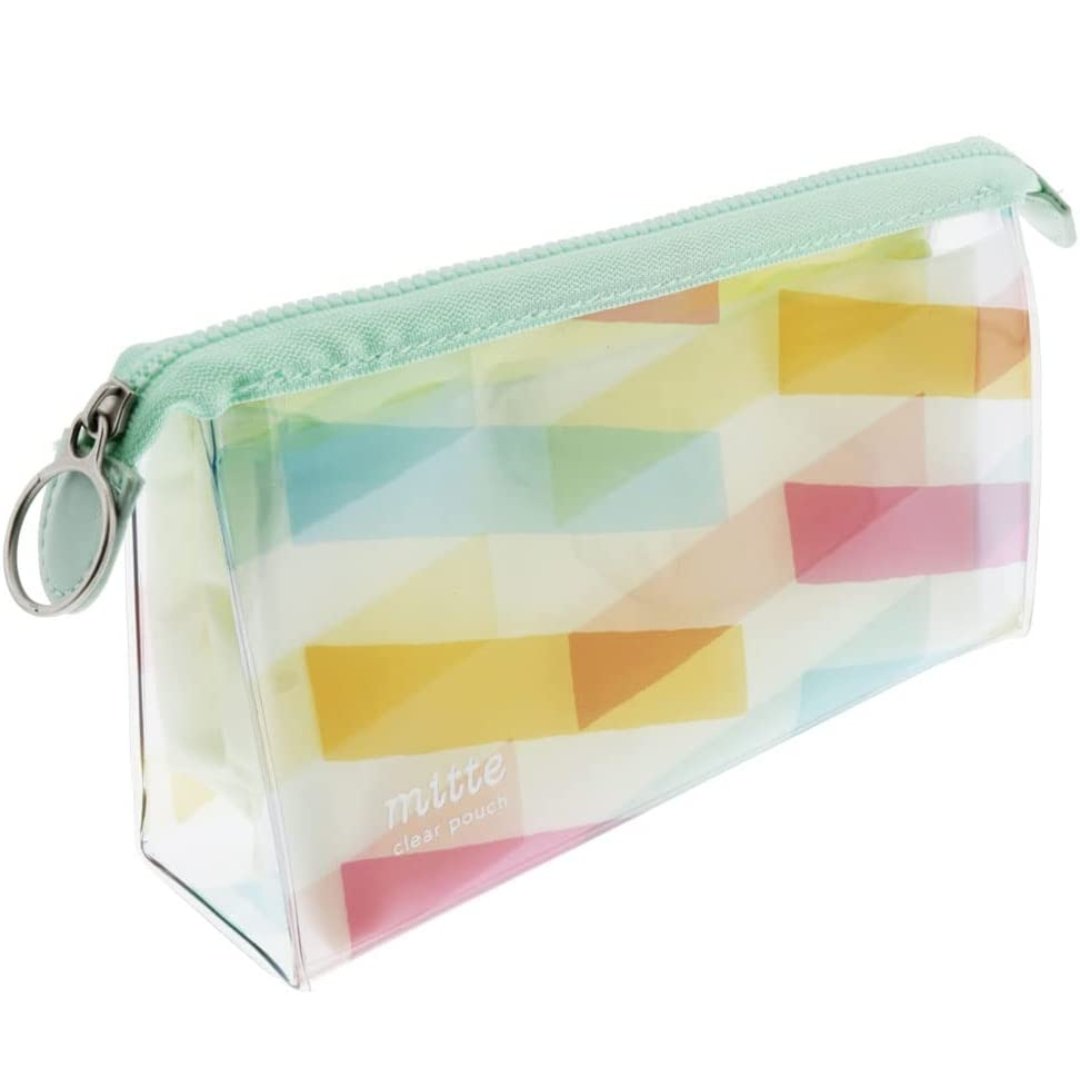 Sun Star Clear Colorful Pencil Pouch - SCOOBOO - S1424491 - Pen Stand & Organisers