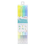 Sun Star Dot Square Pen Pack Of 4 - SCOOBOO - S4541790 - Fineliner