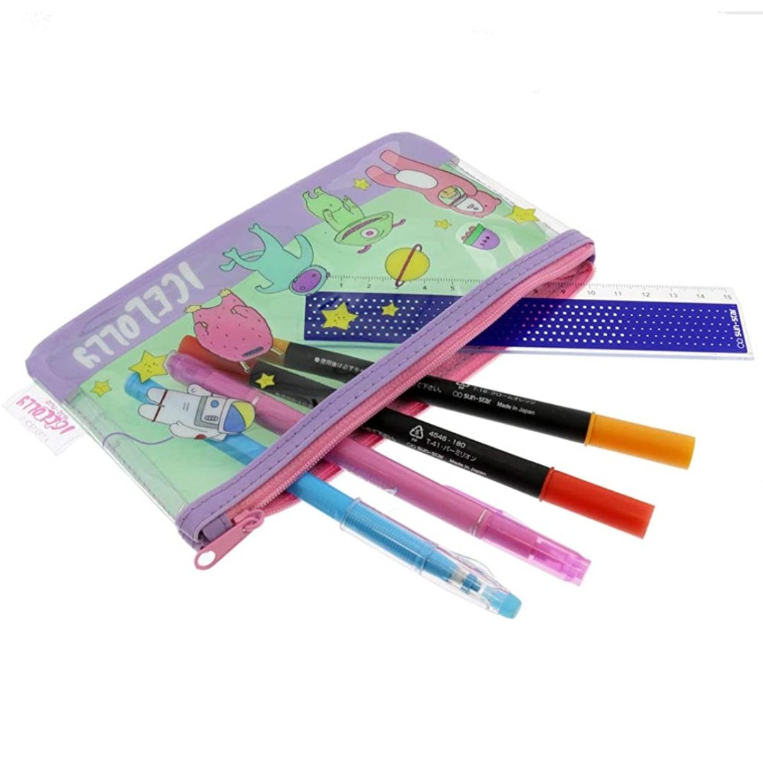 Sun Star Icelolly Flat Pen Case - SCOOBOO - S1422499 - Pen Stand & Organisers