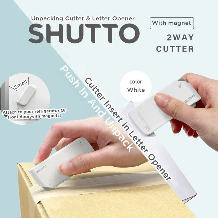 Sun Star Magnetic Paper Cutter+Letter Opener - SCOOBOO - S3720810 - Cutter