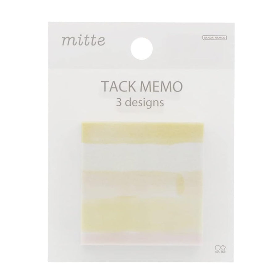 Sun-Star Mitte Square Block Sticky Notes-Cream Yellow - SCOOBOO - S2839040 - Sticky Notes