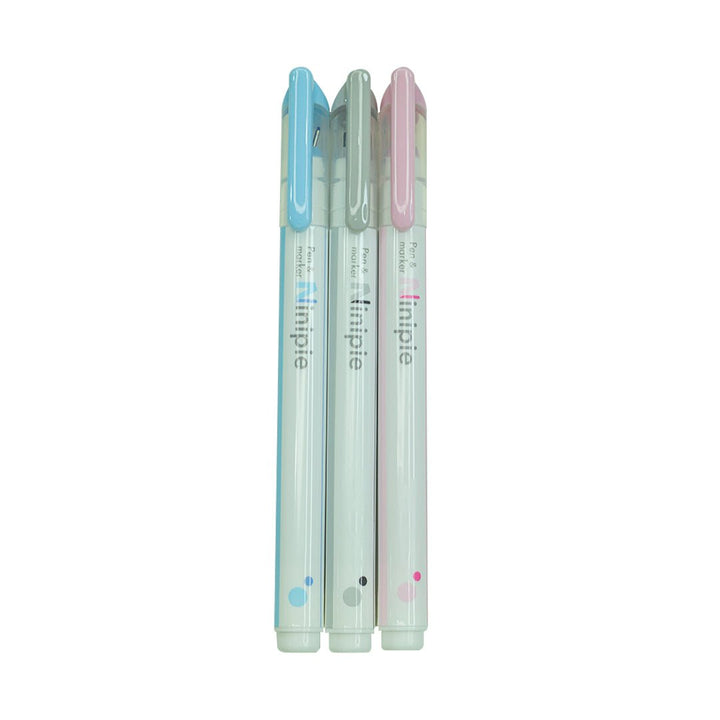 Sun Star Needle Pen- Set of 3 - SCOOBOO - Highlighter