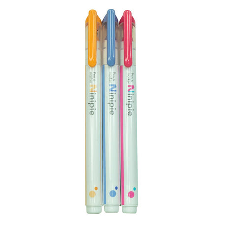 Sun Star Needle Pen- Set of 3 - SCOOBOO - Highlighter