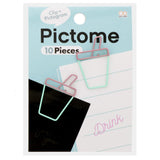 Sun Star Pictome Clips Pack Of 10 - SCOOBOO - S3622177 - Paperclips, Fasteners & Rubber bands