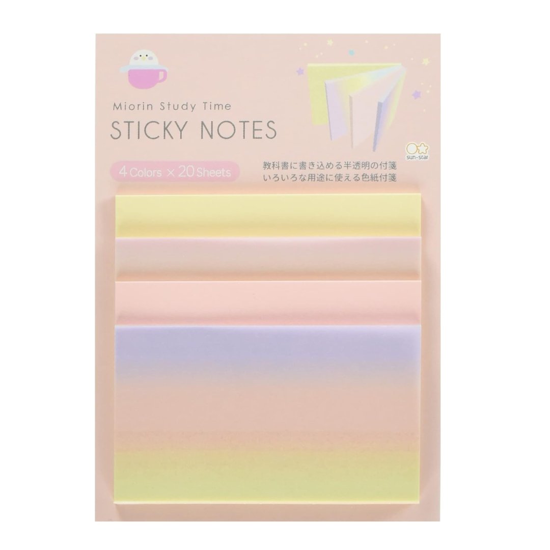 Sun-Star Sticky Notes Miorin Study Time - SCOOBOO - Sun Star