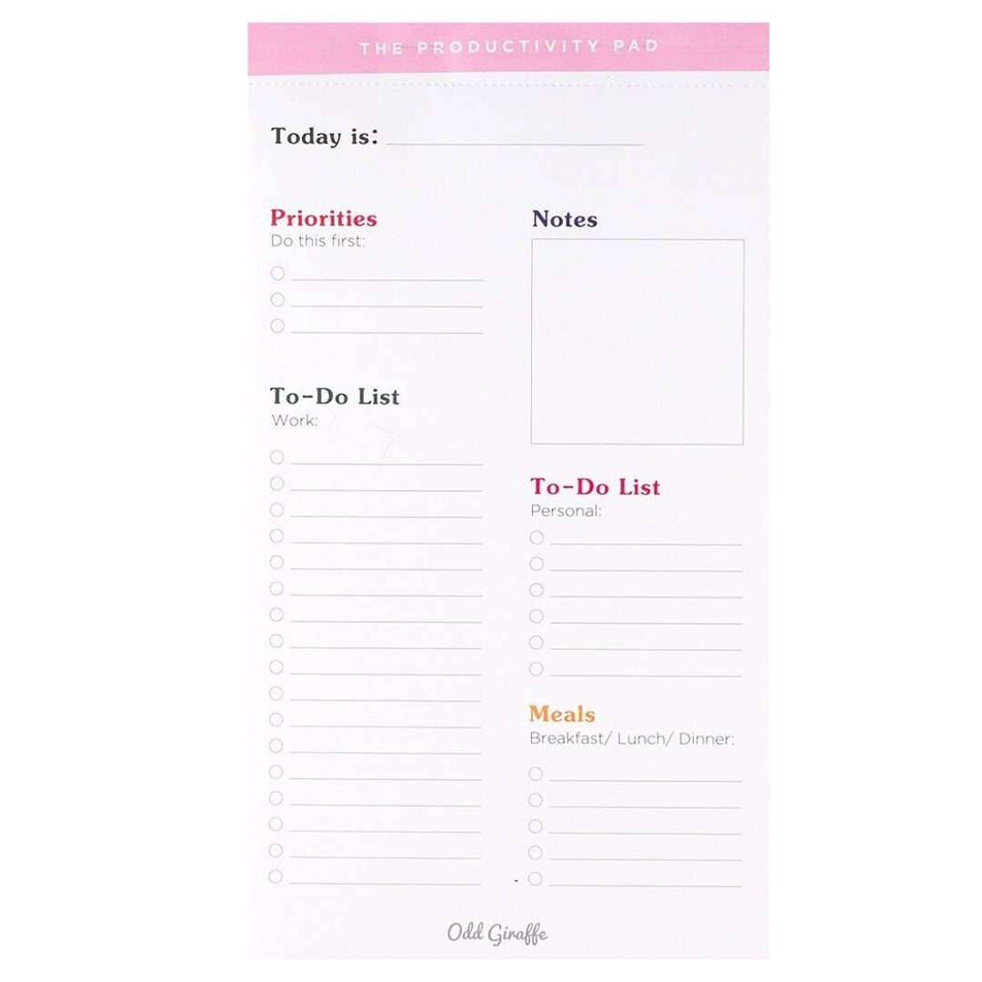 The Productivity Pad | Notepad - SCOOBOO - Planners