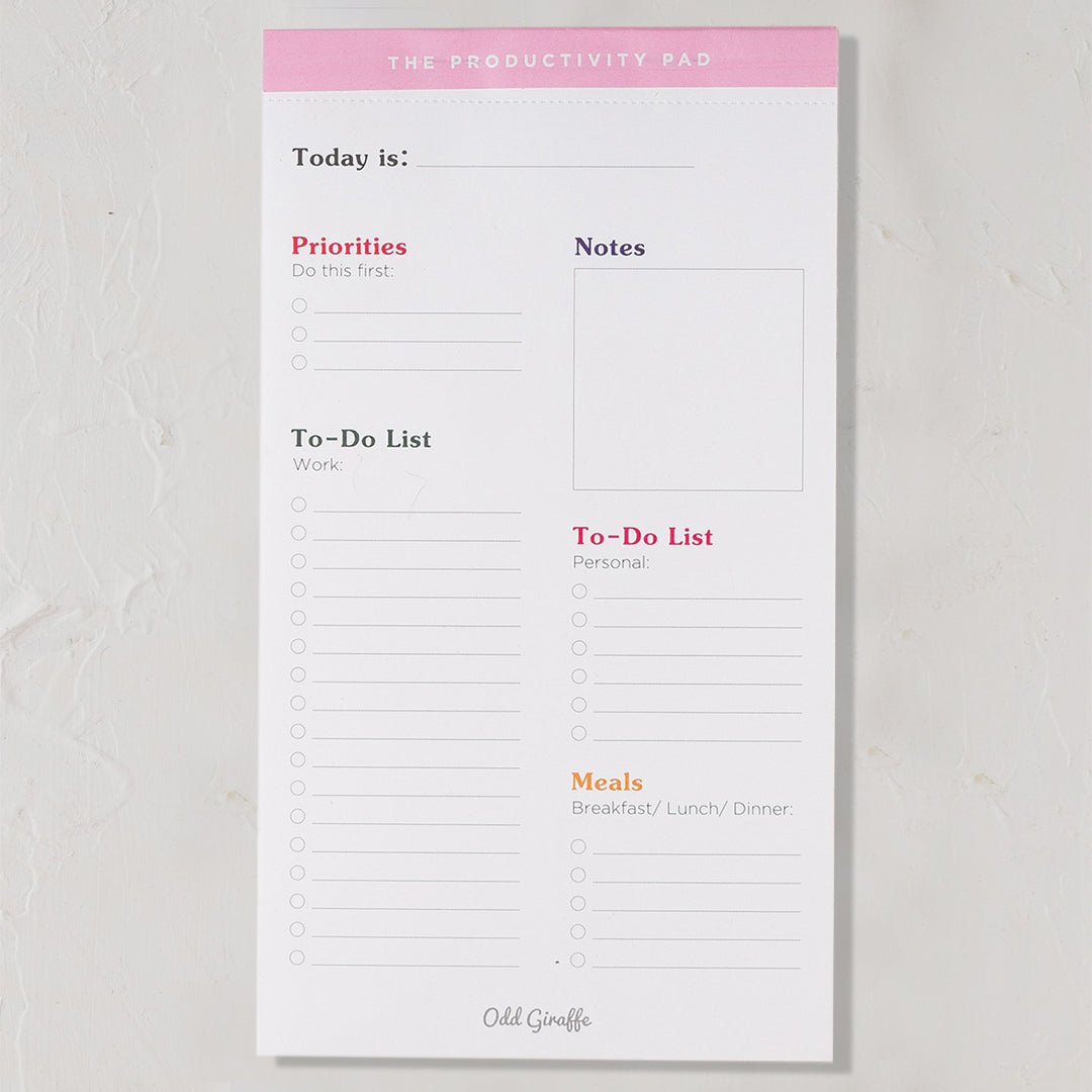 The Productivity Pad | Notepad - SCOOBOO - Planners