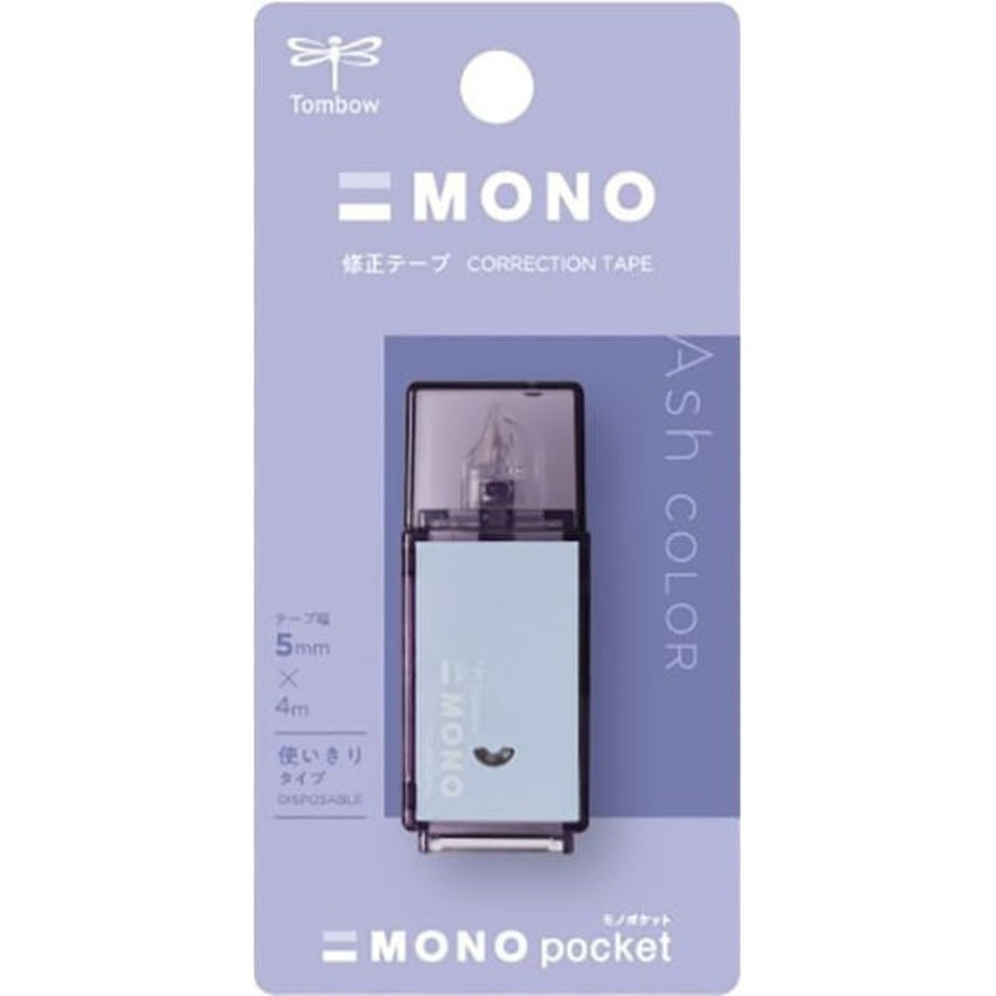 Tombow Correction Tape Mono Pocket Ash Color - SCOOBOO - CT-CM5C903L - Eraser & Correction