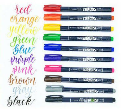 Tombow Fudenosuke Brush Pen - SCOOBOO - 6WJD - Brush Pens