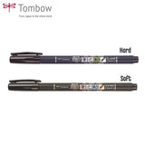 Tombow Fudenosuke Calligraphy & Brush Pens - SCOOBOO - GCD-112 - Brush Pens