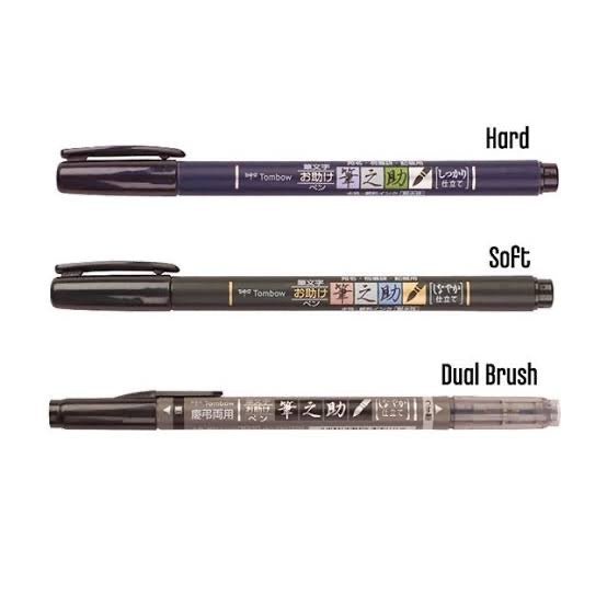 Tombow fudenosuke calligraphy brush pens Clearance