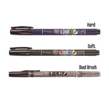 Tombow Fudenosuke Calligraphy & Brush Pens - SCOOBOO - GCD-112 - Brush Pens