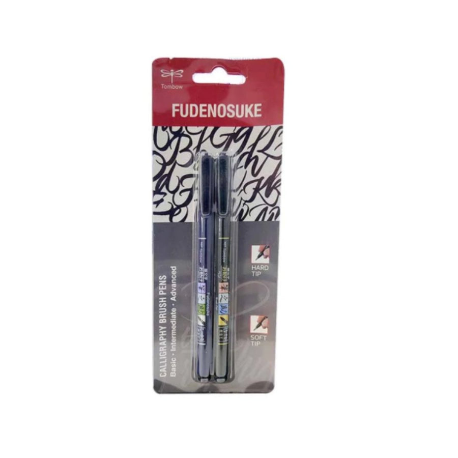 Tombow Fudenosuke Calligraphy Brush Pens - SCOOBOO - GCD-2P - Brush Pens