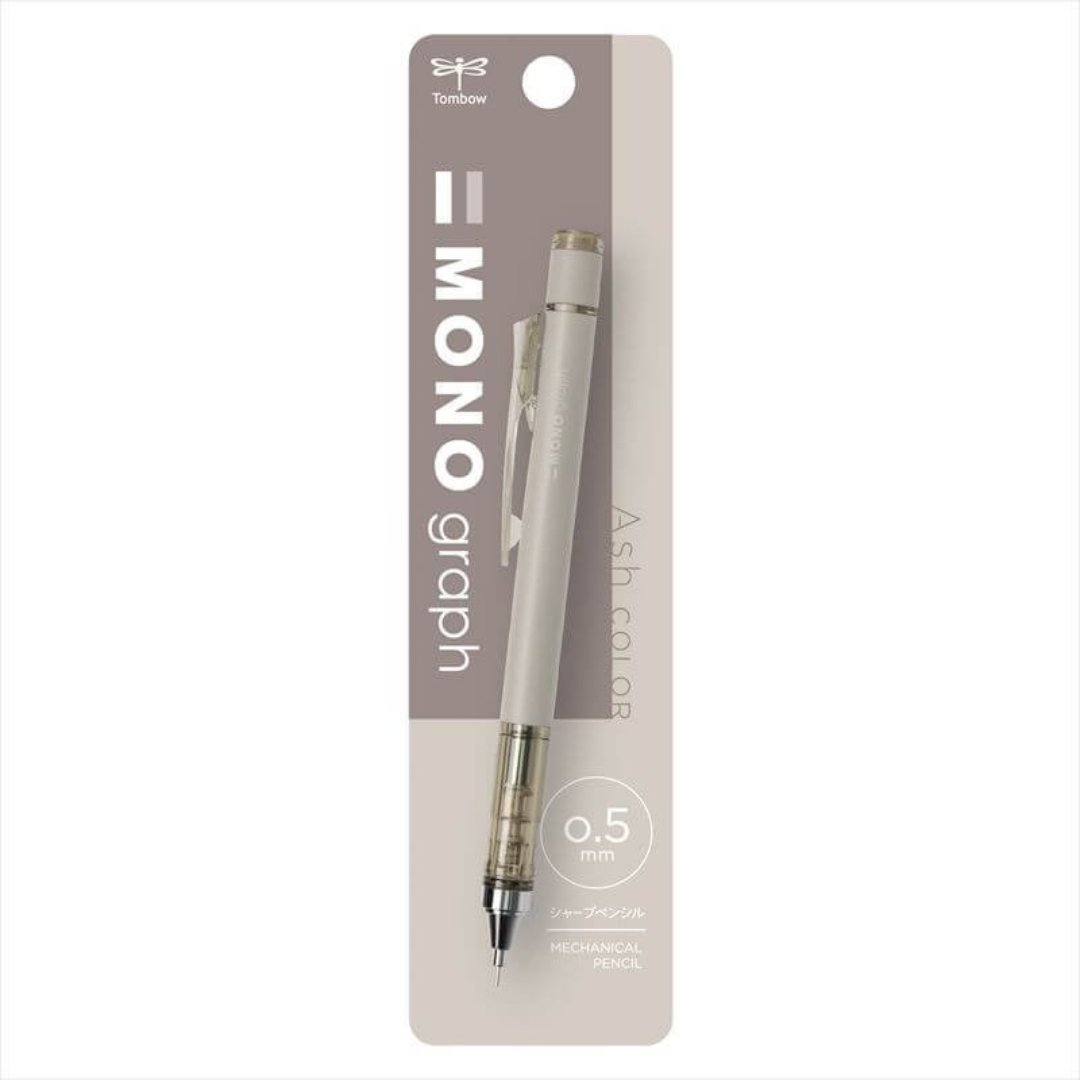 Tombow Mechanical Pencil Monograph 0.5 Ash Color - SCOOBOO - DPA-144A - Mechanical Pencil