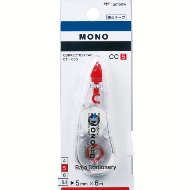 Tombow Mono Correction Tape 5MMX6M 1CD- MONO - SCOOBOO - CT-CC5 - Eraser & Correction