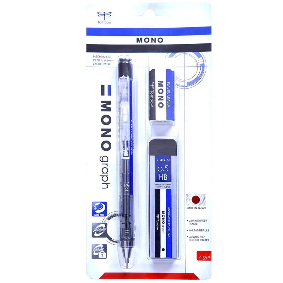Tombow Mono Graph 0.5mm HB Mechanical Pencil - SCOOBOO - DPA-132DVP1 - Mechanical Pencil