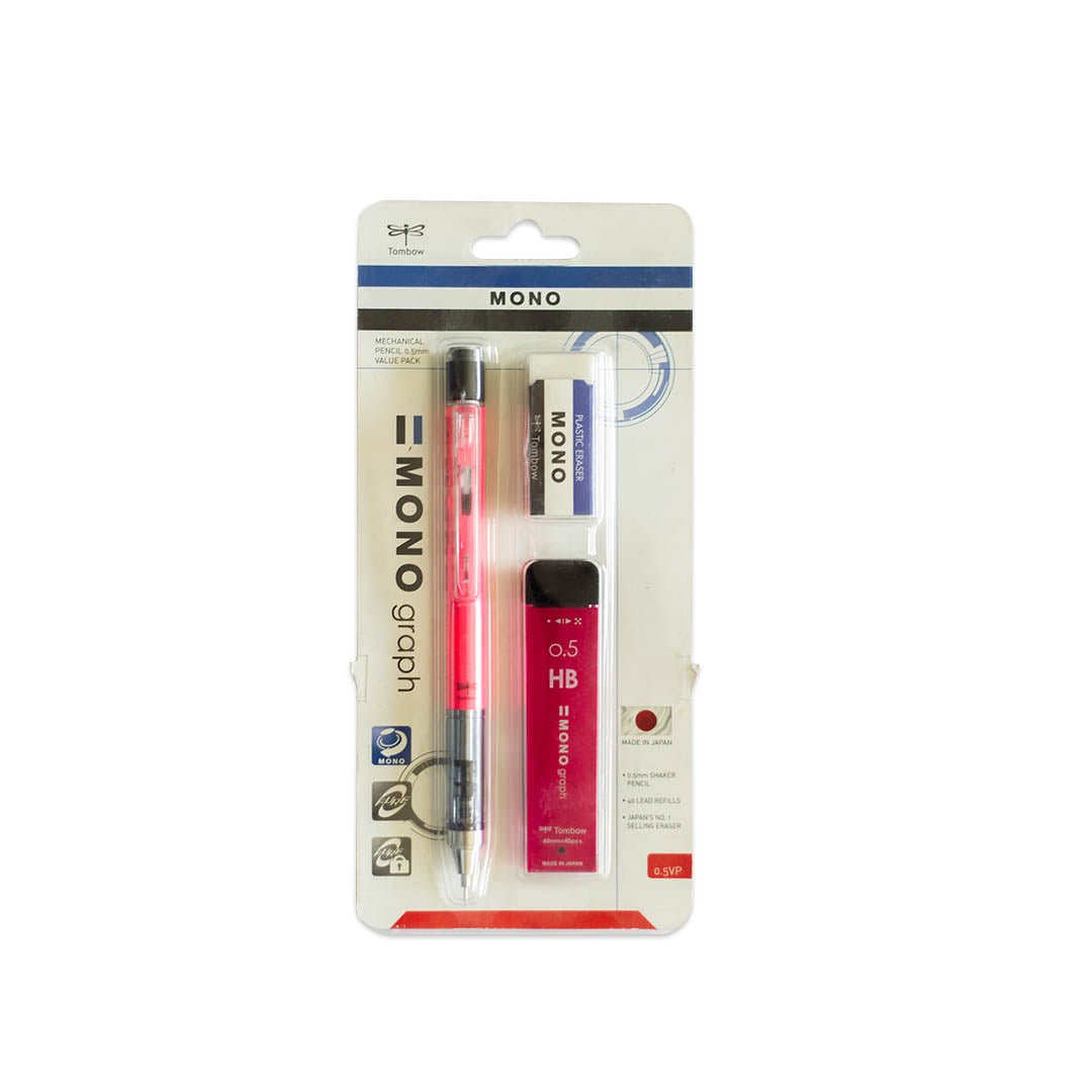 Tombow Mono Graph Mechanical Pencil 0.5mm Set - SCOOBOO - DPA-134FVP1 - Mechanical Pencil