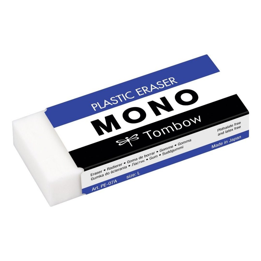 Tombow Mono Plastic Eraser Large - SCOOBOO - PE-07A - Eraser & Correction