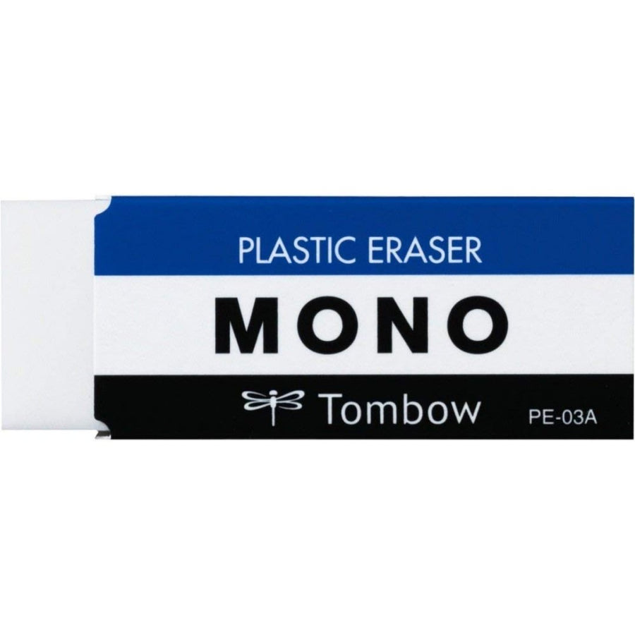 Tombow Mono Plastic Eraser, Medium (Pack of 2) - SCOOBOO - PE-03A - Eraser & Correction