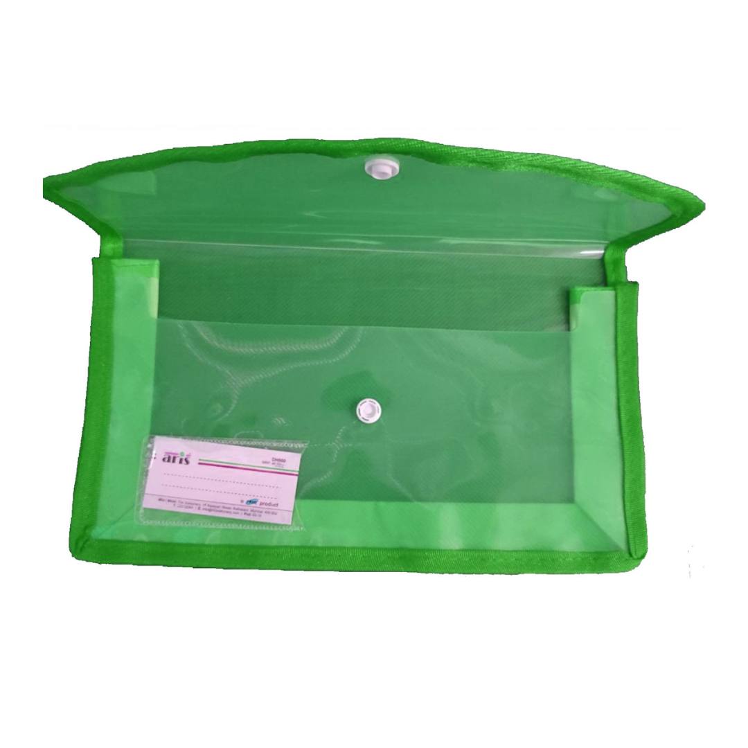 Trio Aris Button Pouch Document Holder - SCOOBOO - Folders & Fillings
