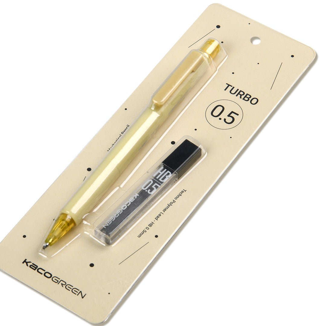 Turbo Mechanical Pencil 0.5 Premium + Resin Leads - SCOOBOO - Mechanical Pencil