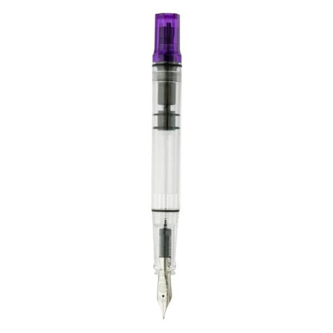 Twsbi Eco Transparent Purple Fountain Pen - SCOOBOO - M2531140 - Fountain Pen